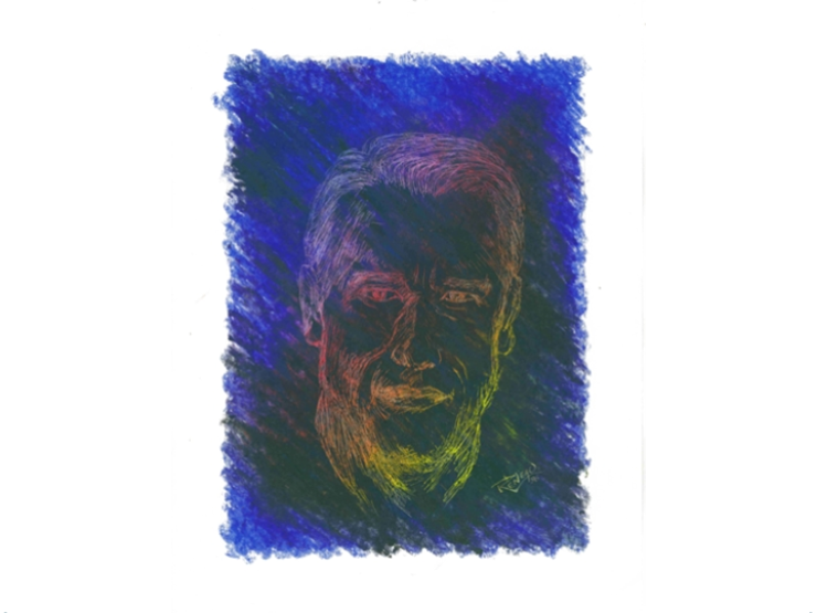 Reneau Art Portfolio Crayon Etching